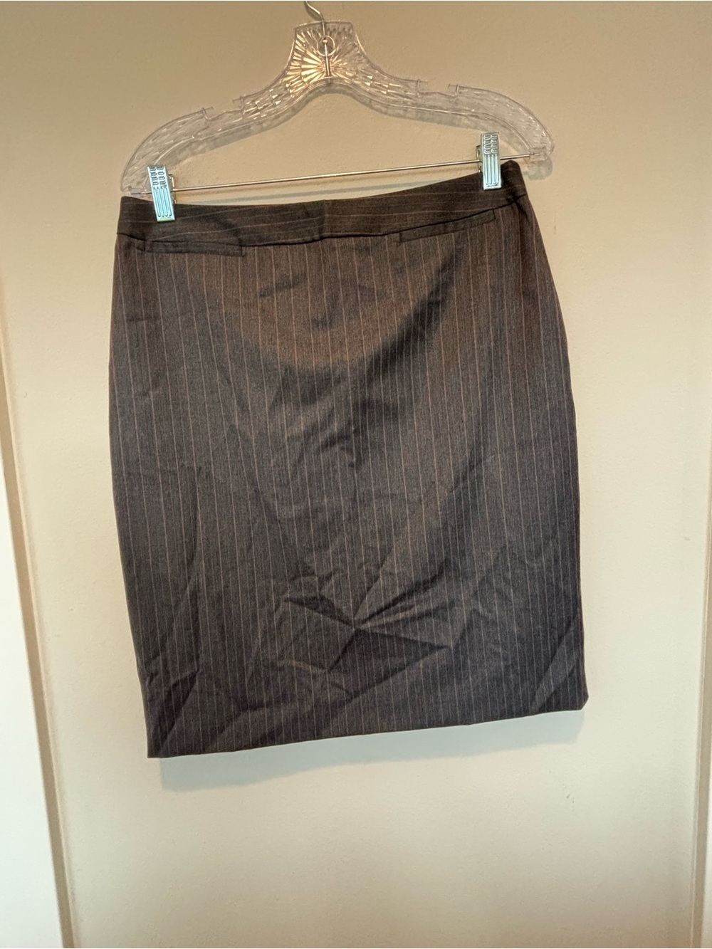 NWT Brooks Brothers Charcoal Pinstripe Pencil Skirt
